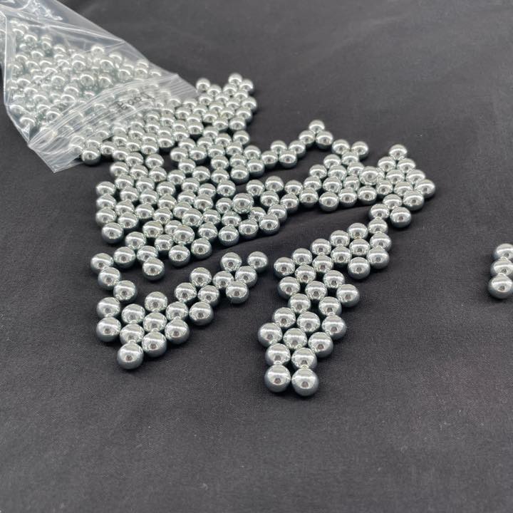 KCS8mmメッキスチール球 800g(約380個) 日本スリングショット協会公認スチール球(練習・競技用) - 画像 (5)