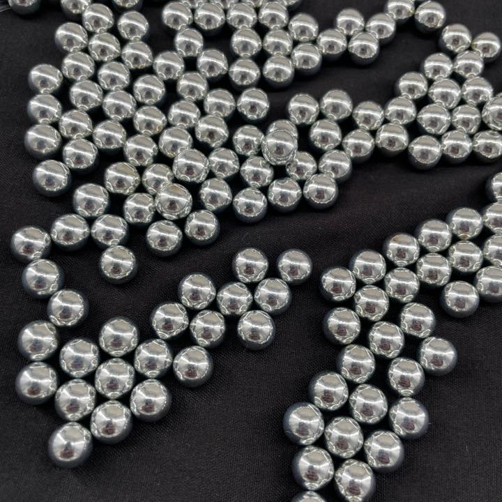 KCS8mmメッキスチール球 800g(約380個) 日本スリングショット協会公認スチール球(練習・競技用) - 画像 (4)